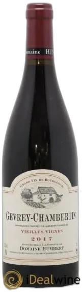image du vin Vieilles Vignes Humbert
