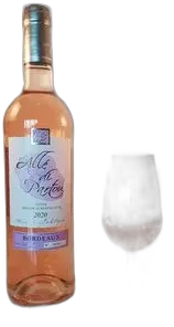 capture du vin Allé di Partou Bordeaux Rosé 2023