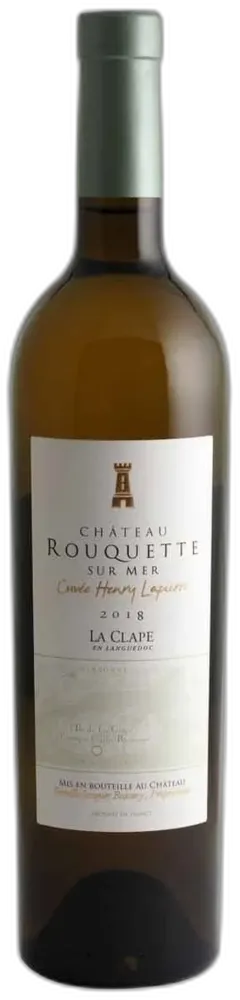 image du vin Henry Lapierre Blanc Château Rouquette Sur Mer Aop la Clape