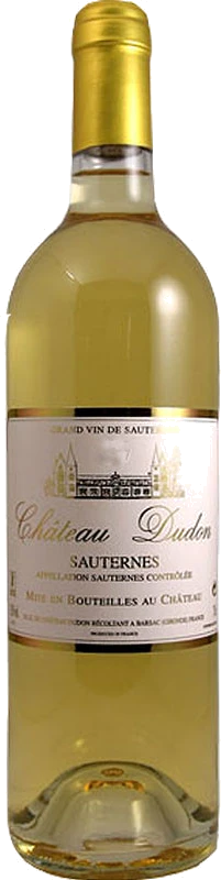photo Château Dudon Sauternes 2013 Blanc