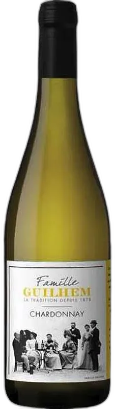 vue du vin Château Guilhem Chardonnay Vin du Pays d’oc Blanc