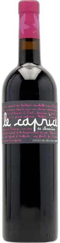 photo du vin Château les Valentines Caprice de Clémentine Rouge