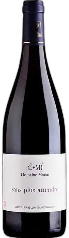 photo Domaine Modat Sans Plus Attendre Côtes du Roussillon Villages 2020 Rouge
