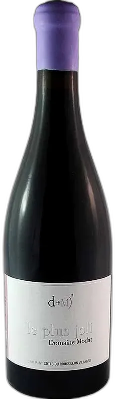 photo Domaine Modat le Plus Joli Côtes du Roussillon Villages 2021 Rouge