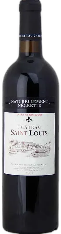 capture du vin Château Saint Louis Naturellement Négrette Fronton Rouge