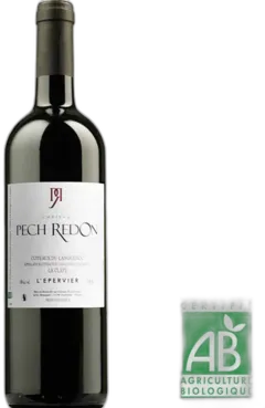 photo Château Pech Redon l’Épervier Aoc la Clape 2022 Rouge
