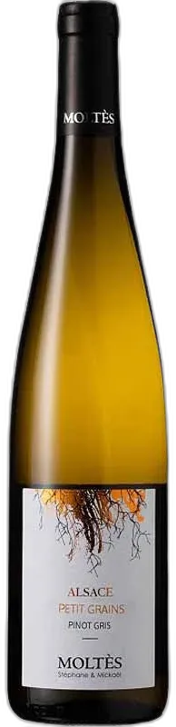 vue du vin Domaine Moltès et Fils Pinot Gris Petits Grains Alsace 2023 Blanc