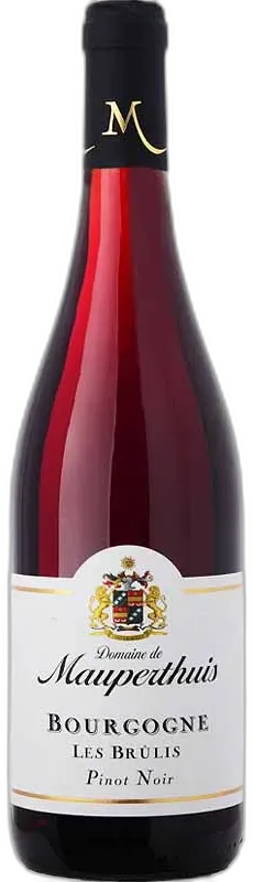 photos du vin Domaine de Mauperthuis les Brûlis Bourgogne Pinot Noir Rouge