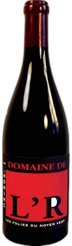 photo du vin Domaine de l’r les Folies du Noyer Vert Vin de France 2021 Rouge