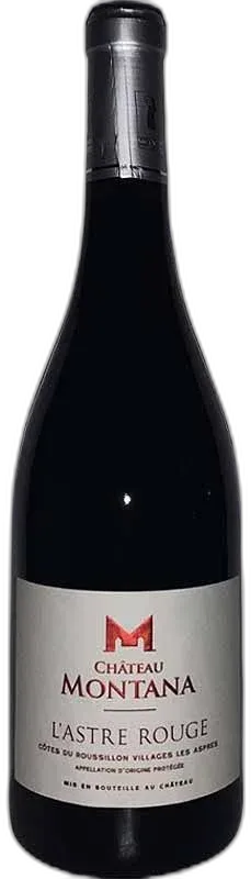 photo Château Montana l’Astre Rouge Côte du Roussillon Villages 2022 Rouge