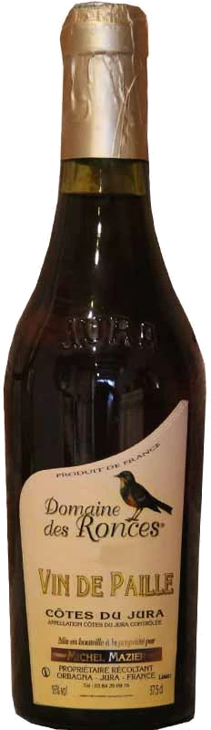 photo Domaine des Ronces Vin de Paille Côtes du Jura 2018 Blanc