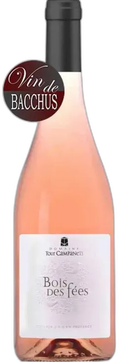 vue du vin Tour Campanets Bois des Fées Coteaux d’Aix-en-Provence 2023 Rosé