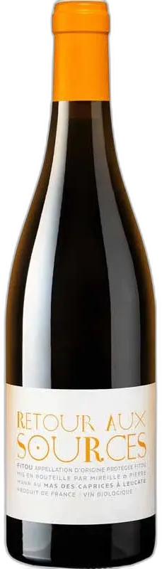 illustration du vin Mas des Caprices Retour Aux Sources Aop Fitou 2022 Rouge