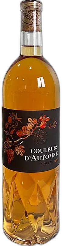 vue du vin Mas de Janiny Couleurs d’Automne Vin de France Orange