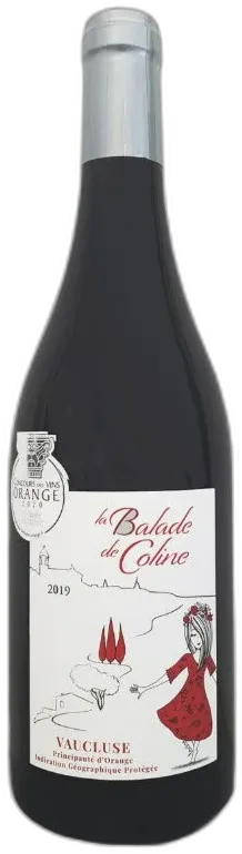 photo du vin la Balade de Coline Rouge 2022 Cave des Coteaux du Rhône