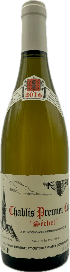 photo Vincent Dauvissat Séchet 2016 Vin Blanc, Bourgogne