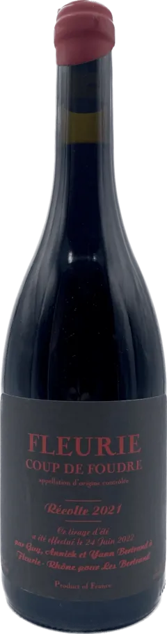 photo les Bertrand Coup de Foudre 2021 Vin Rouge, Beaujolais