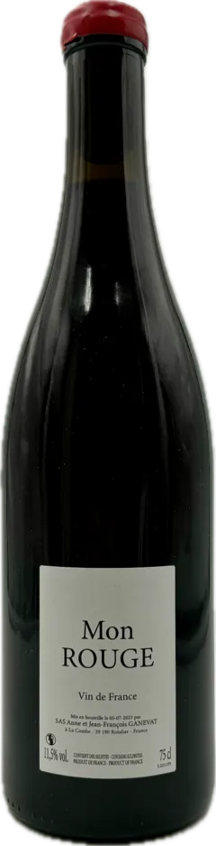photo Anne et Jean-François Ganevat Mon Rouge 2022 Vin Rouge, Jura