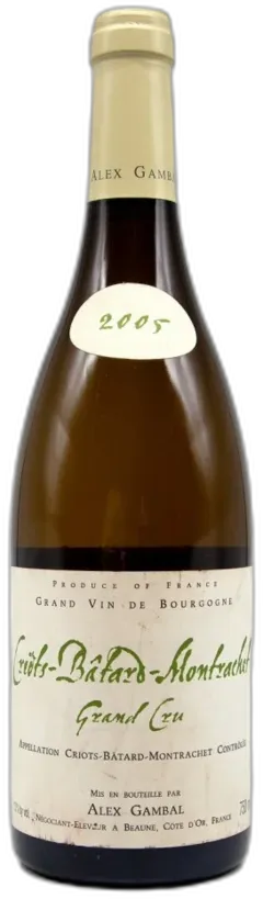 photos du vin Criots Bâtard Montrachet 2005