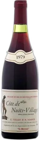 image du vin Côte de Nuits Villages 1979