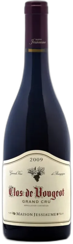 vue du vin Clos de Vougeot Grand Cru 2009