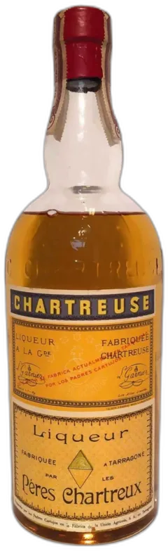 vue du vin Chartreuse Jaune el Licor Cumbre 1959 Tarragone