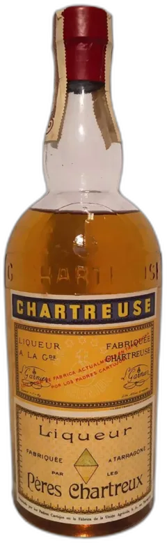 vue du vin Chartreuse Jaune el Licor Cumbre 1959 Tarragone