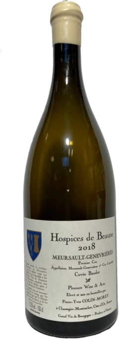 photo Meursault 1er Cru les Genevrières Cuvée Baudot 2018 Magnum- Elevé Par Pierre-Yves Colin-Morey