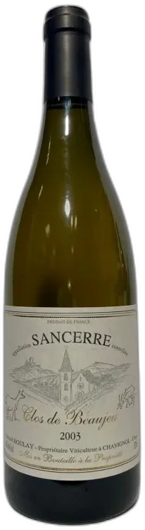 photo Sancerre Clos de Beaujeu 2003 Gérard Boulay