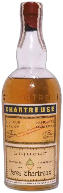 vue du vin Chartreuse Jaune el Licor Cumbre 1959 Tarragone