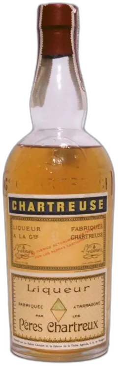 vue du vin Chartreuse Jaune el Licor Cumbre 1959 Tarragone