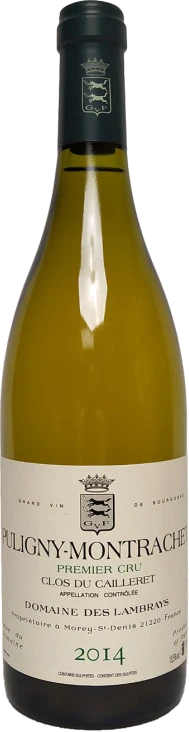 photo Puligny-Montrachet 1er Cru Clos du Cailleret 2014 Domaine des Lambrays