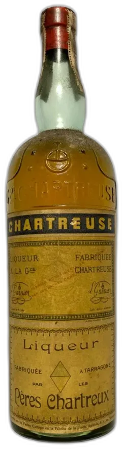vue du vin Chartreuse Jaune el Licor Cumbre 1959 Tarragone