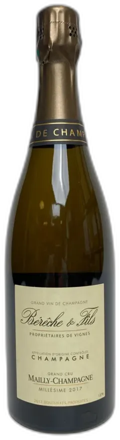 image du vin Champagne Grand Cru Mailly 2017 Domaine Bérêche et Fils