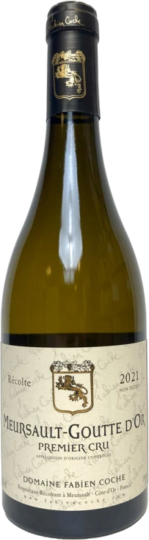 photo Meursault 1er Cru Goutte D’or 2021 Fabien Coche