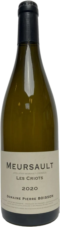 photo Meursault les Criots 2020 Domaine Pierre Boisson