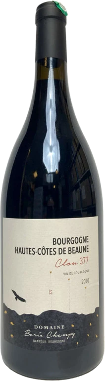 photo Magnum Bourgogne Hautes-Côtes de Beaune Rouge 2020 le Clou 377 Domaine Boris Champy