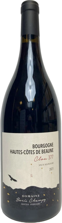 photo Magnum Bourgogne Hautes-Côtes de Beaune Rouge 2021 le Clou 377 Domaine Boris Champy