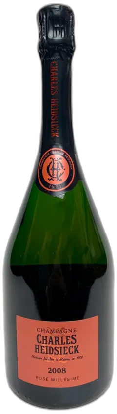 capture du vin Champagne Brut Rosé Millésimé 2008 Charles Heidsieck