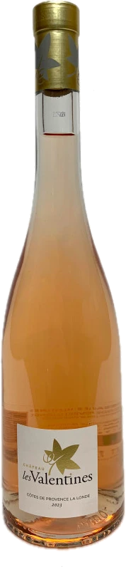 photo Côtes de Provence la Londe Château les Valentines Rosé 2023 les Valentines