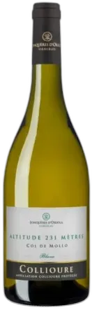photo Vin Altitude 231 Mètres Blanc Château de Corneilla Jonquères d’Oriola