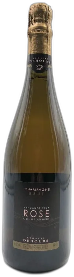 vue du vin Jerome Dehours Rosé Oeil de Perdrix Brut 2009
