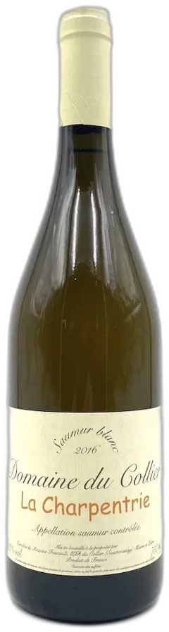 photo Domaine du Collier la Charpentrie Saumur Blanc 2016