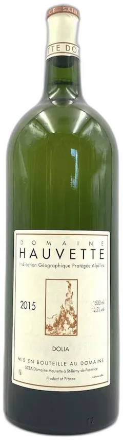 photo du vin Domaine Hauvette Dolia Igp Alpilles Blanc 2015 Magnum