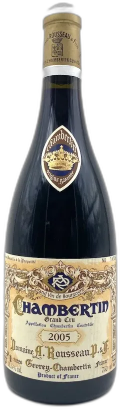 photo Armand Rousseau Chambertin Grand Cru, Cote de Nuits 2005