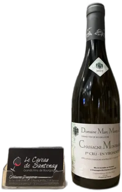 vue du vin Chassagne-Montrachet 1er Cru en Virondot Blanc 2022 Domaine Marc Morey
