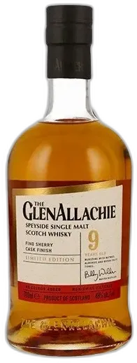 illustration du vin Scotch Glenallachie 9 Ans Fino Sherry Finish Single Malt