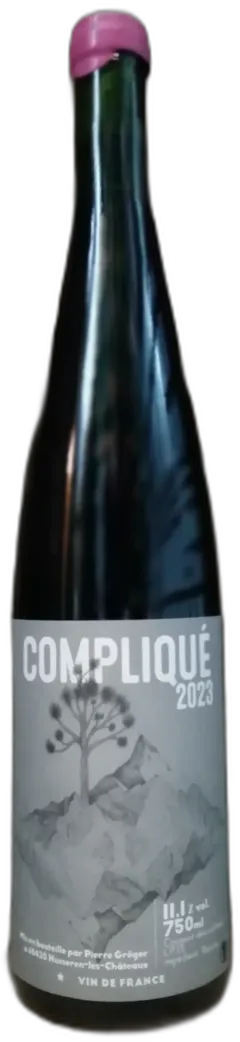 vue du vin Groger Pierre Vin de France Pinot Noir Compliqué 2023