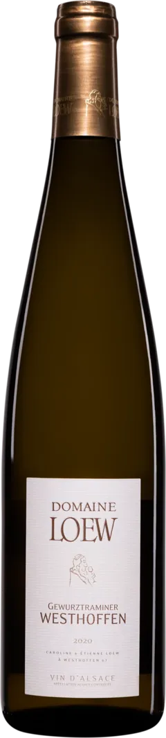 photo du vin Domaine Etienne Loew Alsace "Gewürztraminer - Westhoffen" Blanc 2020