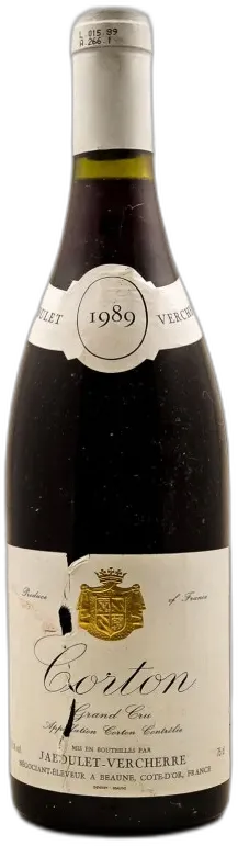 photo du vin Jaboulet Vercherre Corton 1989
